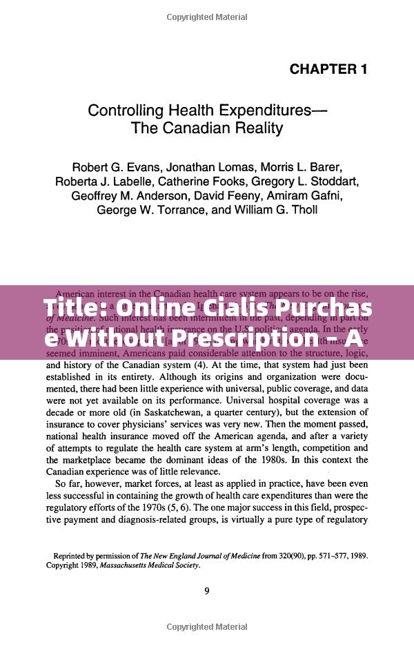 Title: Online Cialis Purchase Without Prescription – A Safe and Convenient Solution for Mens Health