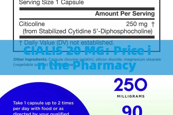 CIALIS 20 MG: Price in the Pharmacy