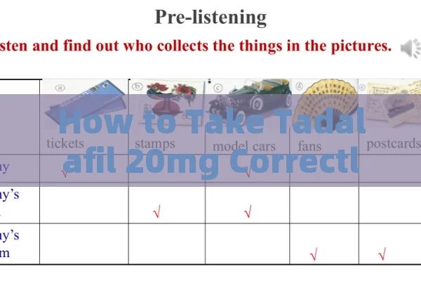 How to Take Tadalafil 20mg Correctly